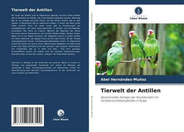 Tierwelt der Antillen, Taschenbuch von Abel Hernández-Muñoz, Verlag Unser Wissen, 9786207556199