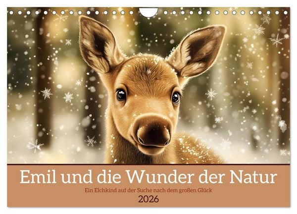 Emil und die Wunder der Natur (Wandkalender 2026 DIN A4 quer), CALVENDO Monatskalender