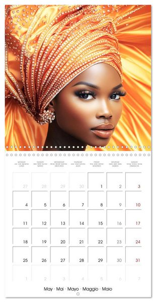 Produktbild: African Touch (Wall Calendar 2026 12 &times; 12 Inch) CALVENDO 12 Month Wall Calendar