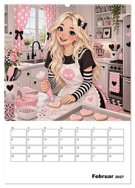 Produktbild: Kim, eben anders normal (Wandkalender 2027 DIN A2 hoch), CALVENDO Monatskalender