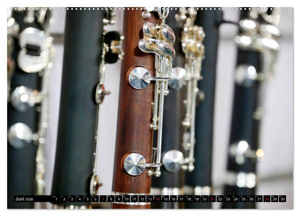 Produktbild: Die Welt der Musikinstrumente (Wandkalender 2026 DIN A2 quer), CALVENDO Monatskalender