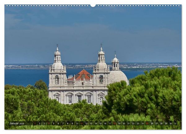 Produktbild: Portugal - Bilder dreier St&auml;dte (hochwertiger Premium Wandkalender 2026 DIN A2 quer), Kunstdruck in Hochglanz