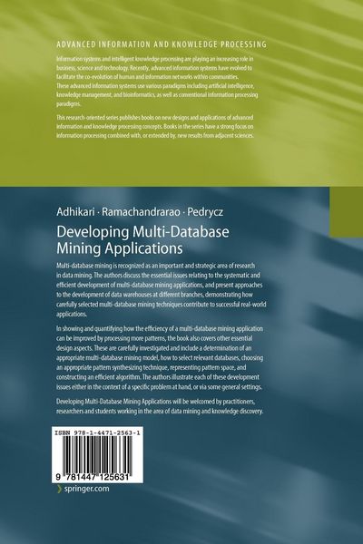 Produktbild: Developing Multi-Database Mining Applications