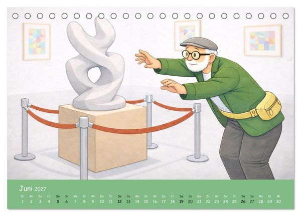 Produktbild: Ich bin noch nicht fertig - Opa Edition (Tischkalender 2027 DIN A5 quer), CALVENDO Monatskalender