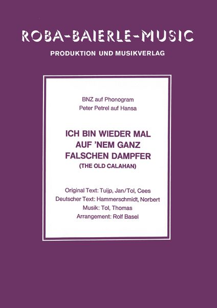 Produktbild: Ich bin wieder mal auf 'nem ganz falschen Dampfer