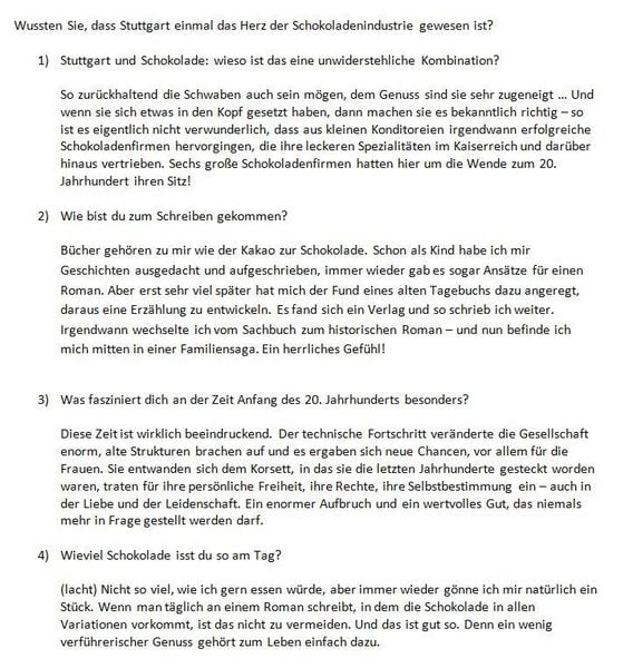 Produktbild: Die Schokoladenvilla