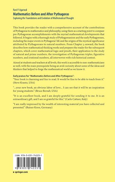 Produktbild: Mathematics Before and After Pythagoras