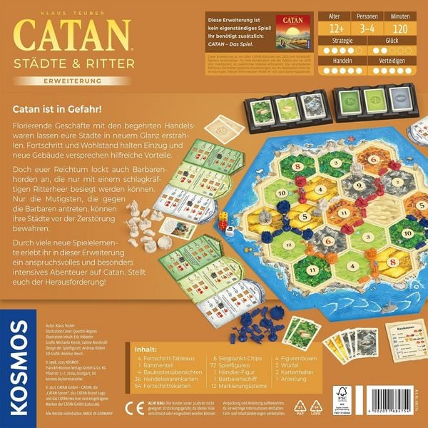 Produktbild: CATAN - St&auml;dte & Ritter