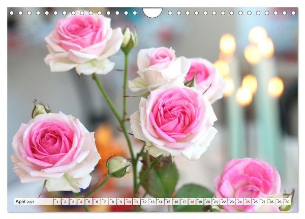 Produktbild: Blumen, bunt gemischt (Wandkalender 2027 DIN A4 quer), CALVENDO Monatskalender