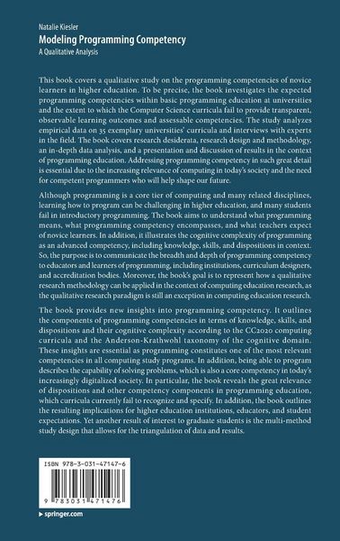 Produktbild: Modeling Programming Competency