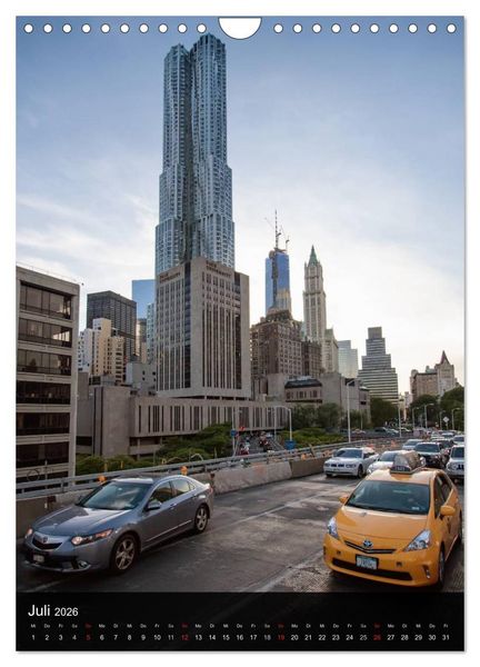 Produktbild: New York (Wandkalender 2026 DIN A4 hoch), CALVENDO Monatskalender