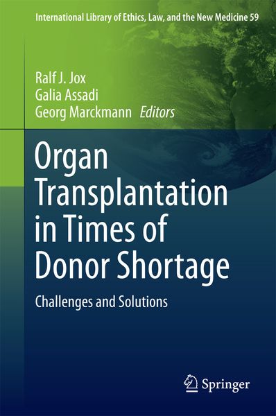 Produktbild: Organ Transplantation in Times of Donor Shortage