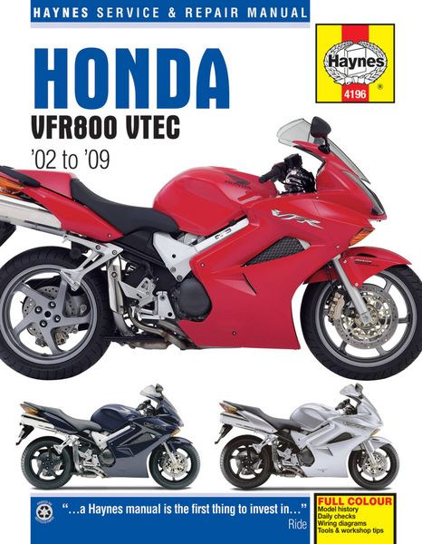 Produktbild: Honda VFR V-Tec V-Fours (02 - 09) Haynes Repair Manual