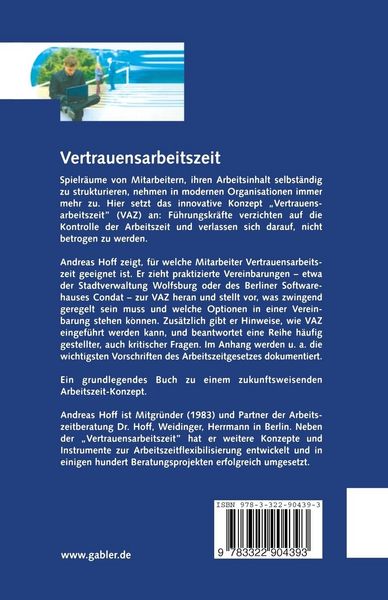 Produktbild: Vertrauensarbeitszeit: einfach flexibel arbeiten