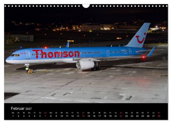 Produktbild: Flugzeuge bei Nacht (Wandkalender 2027 DIN A3 quer), CALVENDO Monatskalender