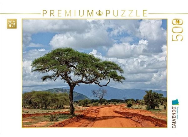 CALVENDO Puzzle Tsavo Ost Nationalpark | 500 Teile Lege-Größe 48 × 36 cm Foto-Puzzle für Erwachsene
