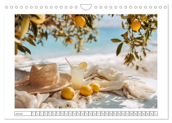 Produktbild: Mediterrane Zitronentr&auml;ume (Wandkalender 2027 DIN A4 quer), CALVENDO Monatskalender