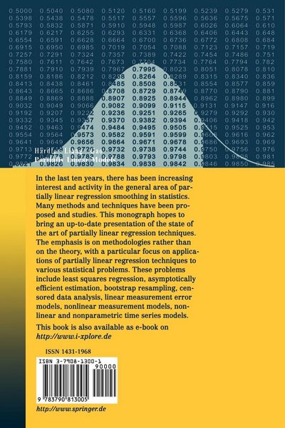 Produktbild: Partially Linear Models