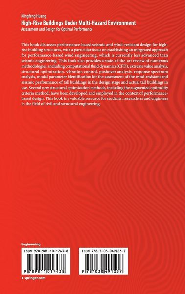 Produktbild: High-Rise Buildings under Multi-Hazard Environment