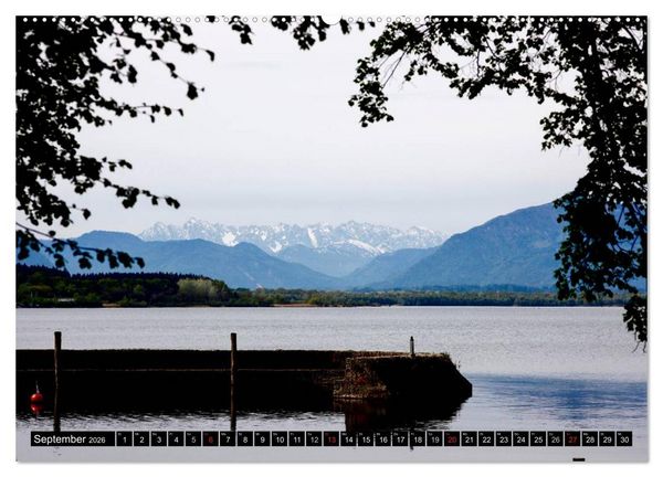 Produktbild: Am sch&ouml;nen Chiemsee (Wandkalender 2026 DIN A2 quer), CALVENDO Monatskalender