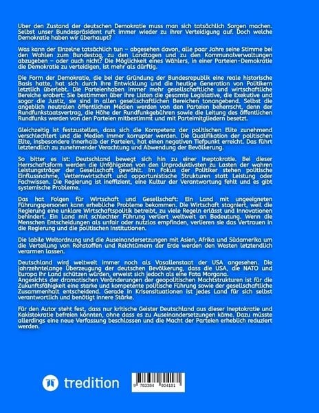 Produktbild: Deutschland: Eine Ineptokratie und Kakistokratie?