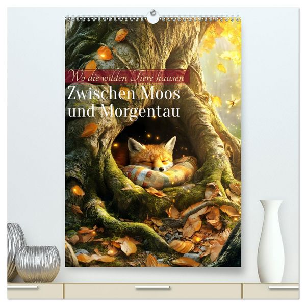 Produktbild: Zwischen Moos und Morgentau (hochwertiger Premium Wandkalender 2026 DIN A2 hoch), Kunstdruck in Hochglanz