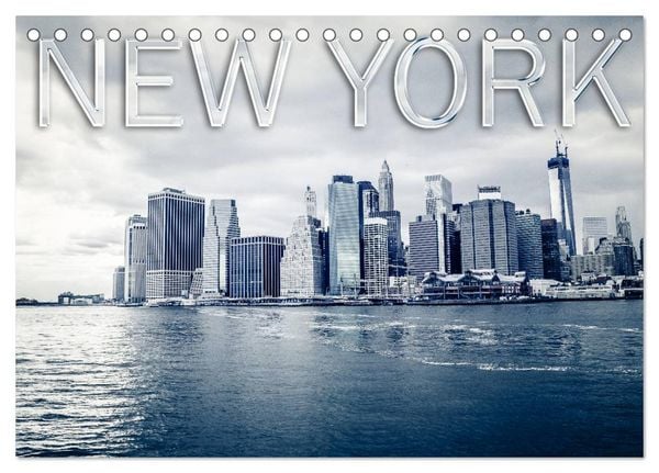 New York (Tischkalender 2026 DIN A5 quer), CALVENDO Monatskalender
