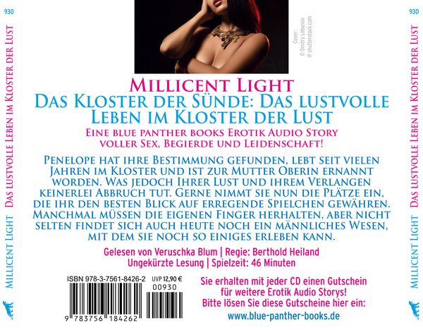 Produktbild: Das Kloster der Sünde: Das lustvolle Leben im Kloster der Lust | Erotik Audio Story | Erotisches Hörbuch Audio-CD
