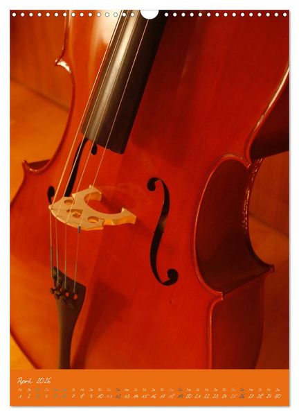 Produktbild: Geliebtes Cello (Wandkalender 2026 DIN A3 hoch), CALVENDO Monatskalender