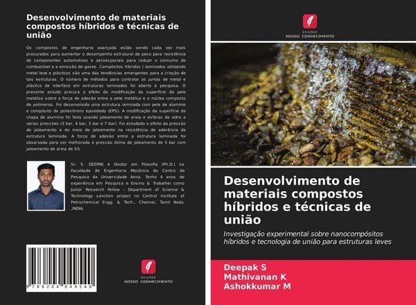 Produktbild: Desenvolvimento de materiais compostos h&iacute;bridos e t&eacute;cnicas de uni&atilde;o