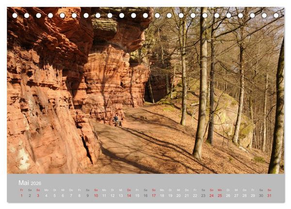 Produktbild: Felsen im Pf&auml;lzer Wald (Tischkalender 2026 DIN A5 quer), CALVENDO Monatskalender