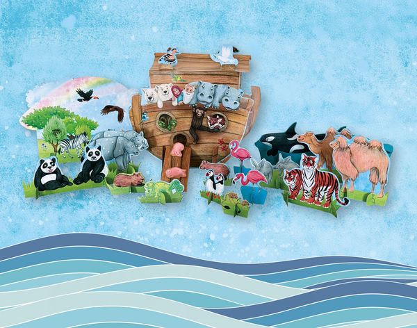 Produktbild: Meine bunte Arche Noah. Steckfiguren-Spa&szlig;