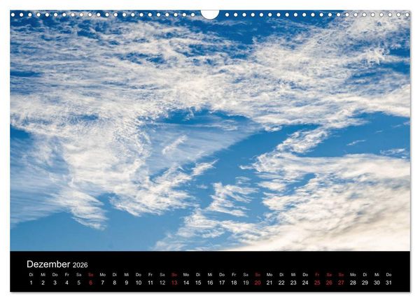 Produktbild: Wolkenmalerei (Wandkalender 2026 DIN A3 quer), CALVENDO Monatskalender
