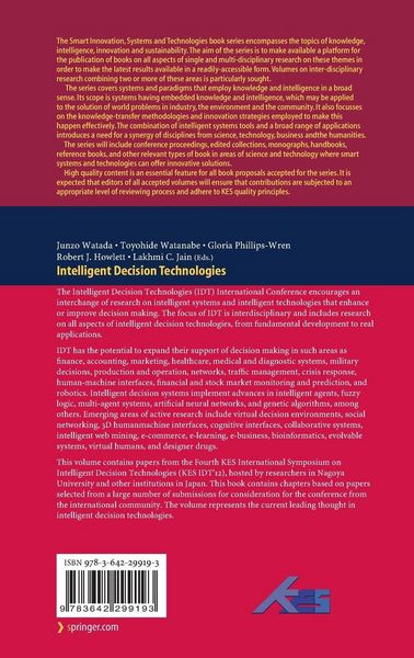 Produktbild: Intelligent Decision Technologies