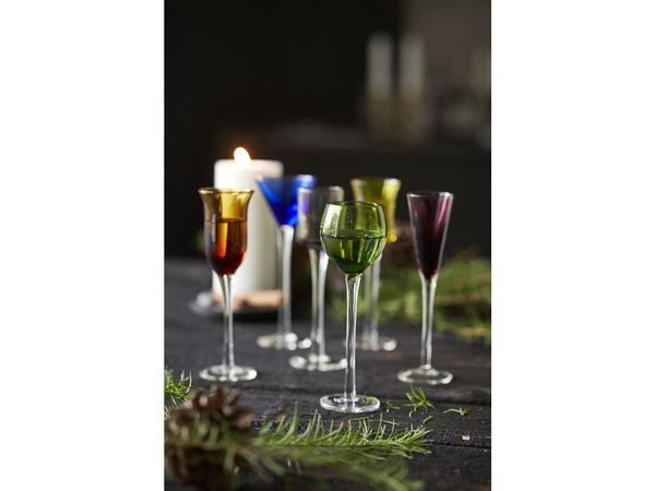 Produktbild: Schnappsglas 6 Stck. ass. Farben