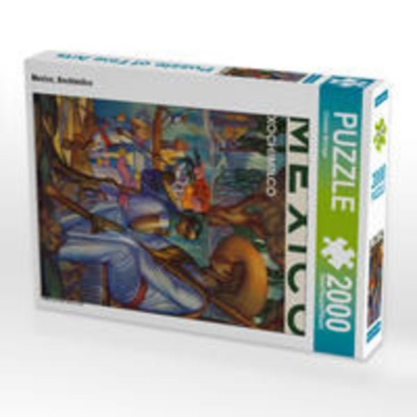 CALVENDO Puzzle Mexico, Xochimilco | 2000 Teile Lege-Größe 90x67cm Foto-Puzzle für glückliche Stunden