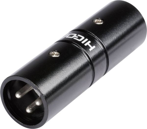 Hicon HI-X3X3-MM XLR-Adapter XLR-Stecker - XLR-Stecker 1St.