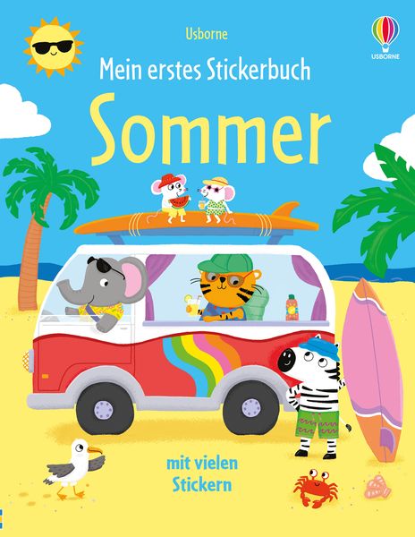 Mein erstes Stickerbuch: Sommer, Taschenbuch von , Usborne, 9781035703692