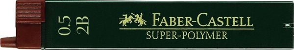 Produktbild: Faber-Castell Minen Super Polymer 0.5mm 2B