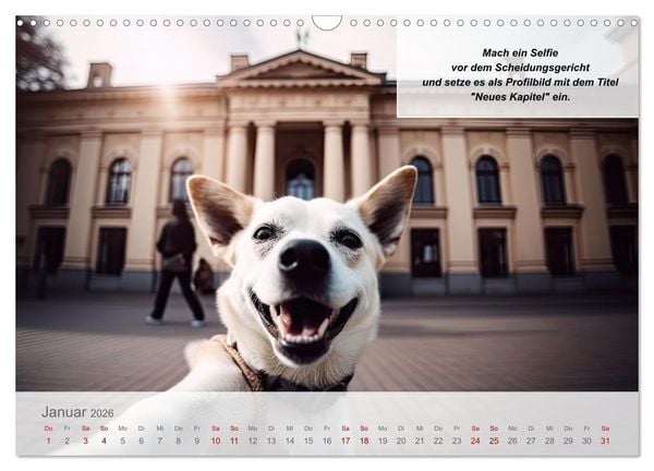 Produktbild: Endlich erfolgreich geschieden (Wandkalender 2026 DIN A3 quer), CALVENDO Monatskalender