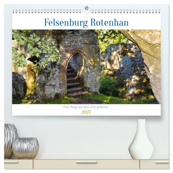Produktbild: Felsenburg Rotenhan (hochwertiger Premium Wandkalender 2027 DIN A2 quer), Kunstdruck in Hochglanz