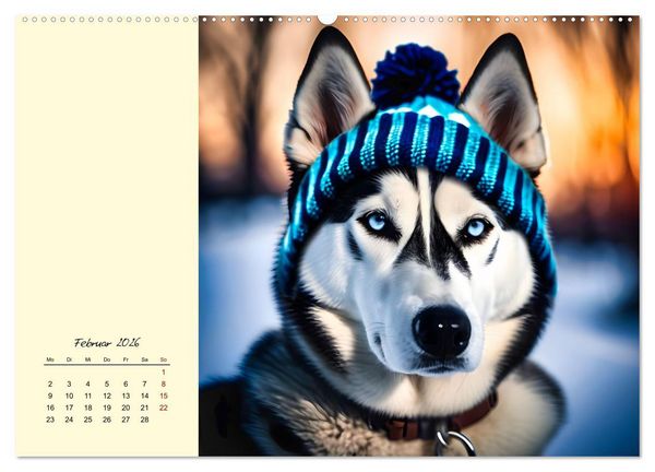 Produktbild: Gut beh&uuml;tete Hunde (Wandkalender 2026 DIN A2 quer), CALVENDO Monatskalender