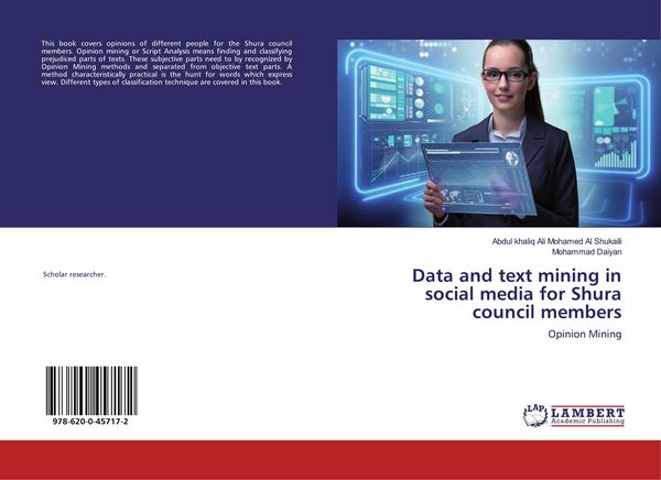 Produktbild: Data and text mining in social media for Shura council members