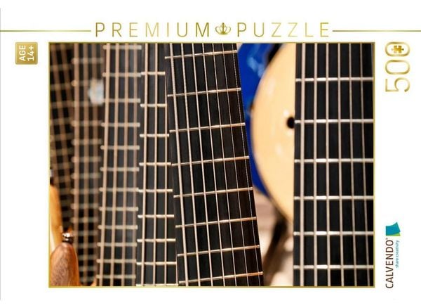 CALVENDO Puzzle Gitarre | 500 Teile Lege-Größe 48 × 36 cm Foto-Puzzle für Erwachsene