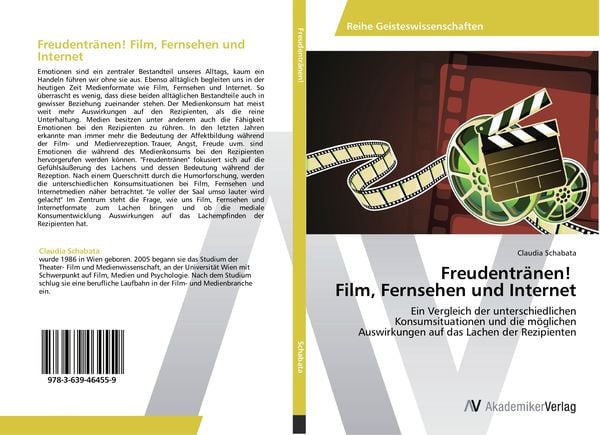 Freudentränen! Film, Fernsehen und Internet, Taschenbuch von Claudia Schabata, AV Akademikerverlag, 9783639464559