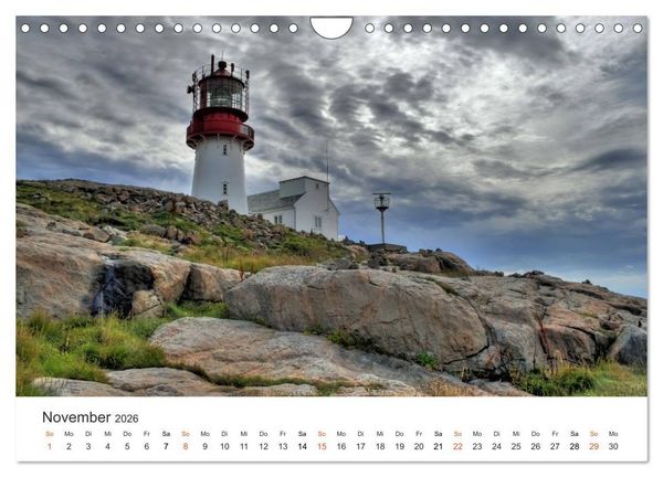 Produktbild: Norwegische Impressionen (Wandkalender 2026 DIN A4 quer), CALVENDO Monatskalender