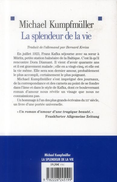 Produktbild: La splendeur de la vie