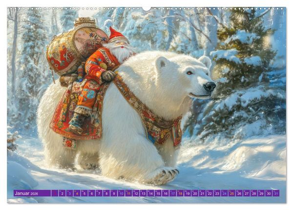 Produktbild: Zwergenland - Kinderkalender (Wandkalender 2026 DIN A2 quer), CALVENDO Monatskalender