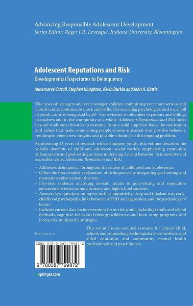 Produktbild: Adolescent Reputations and Risk