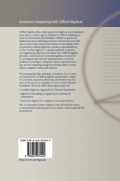 Produktbild: Geometric Computing with Clifford Algebras
